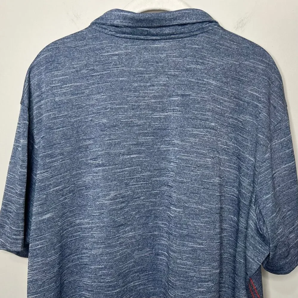 Adidas Blue Polo Shirt Size XL Short Sleeves Golf Tennis Pickleball